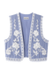 Pepitta Blue Waistcoat | | S | Agnese Studios