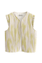 Pepitta Yellow Waistcoat | | S | Agnese Studios