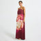 Sabrina Wine Dress | | S | Agnese Studios