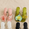 Samet Pink Sandals | | 35 | Agnese Studios