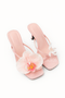 Samet Pink Sandals | | 35 | Agnese Studios