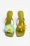 Samet Pink Sandals | | 35 | Agnese Studios