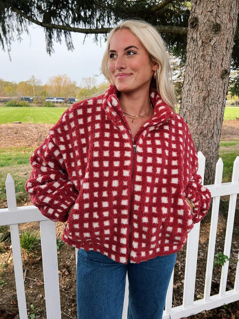 Sherpa Sunflower Jacket | | S | Agnese Studios
