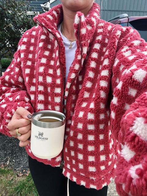 Sherpa Sunflower Jacket | | S | Agnese Studios