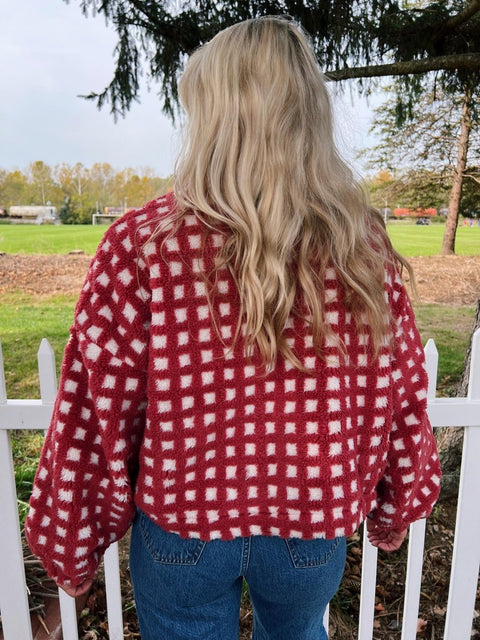 Sherpa Sunflower Jacket | | S | Agnese Studios