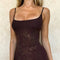 Solara Amaris Brown Dress | | S | Agnese Studios