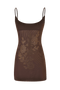 Solara Amaris Brown Dress | | S | Agnese Studios