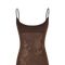 Solara Amaris Brown Dress | | S | Agnese Studios