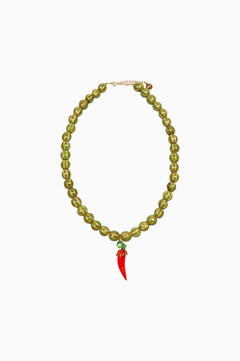 Chili Pepper Charm Necklace