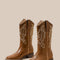 Sussen Cowboy Boots | | Brown | Agnese Studios